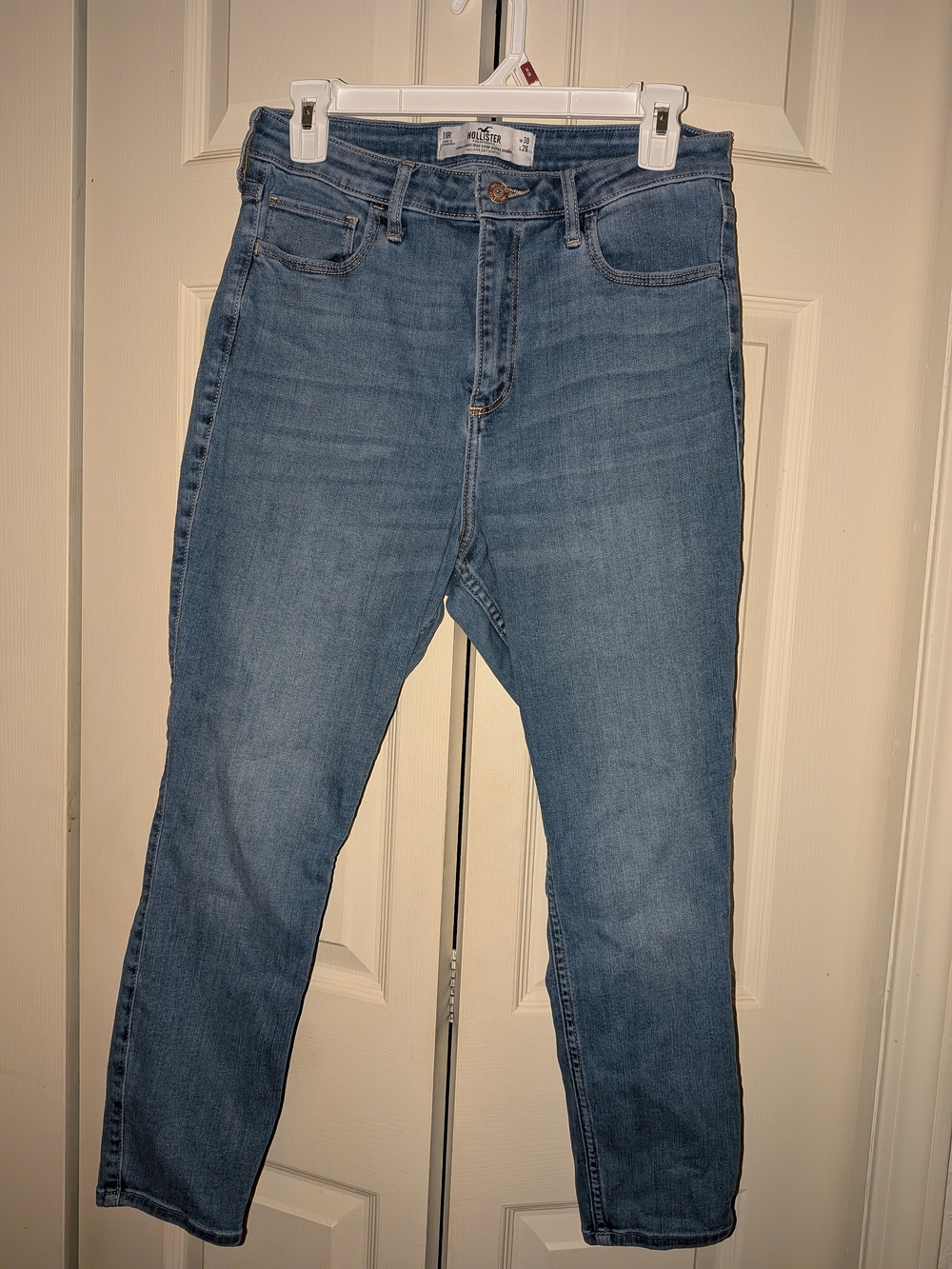 Hollister Medium Wash High-Rise Skinny Jeans
